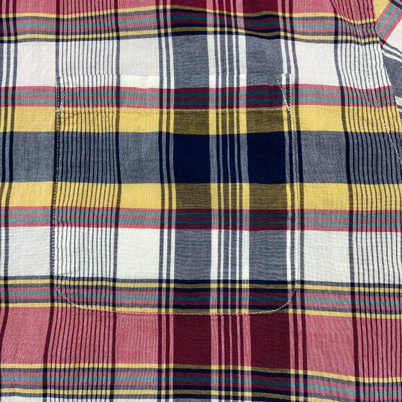Pendleton Shirt Men Large L Plaid Multicolor Button Up Polo Short Sleeve Casual - Picture 2 of 7
